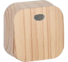 Выключатель одноклавишный IEK GLORY ВС20-1-1-ХС 10А с индикацией, сосна EVH11-K34-10