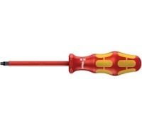 Отвертка диэлектрическая WERA Kraftform Plus 100 VDE 1000 V 168i # 3 х 150 мм WE-004782 WE-004782
