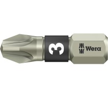 Бита для заворачивания, нержавеющая сталь WERA 3855/1 TS PZ 3, 25 мм WE-071022 [WE-071022]