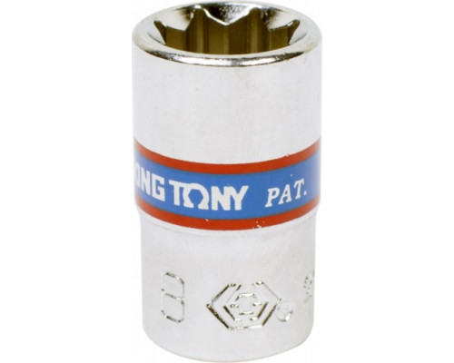 Головка восьмигранная 8 мм с посадкой 1/4" KING TONY 231008M