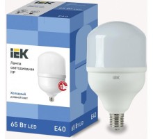 Лампа светодиодная IEK HP 65Вт 230В 6500К E40 LLE-HP-65-230-65-E40