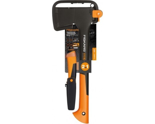 Топор FISKARS X10 универсальный + универсальный нож с точилкой [1057914]