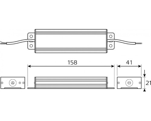 Блок питания GAUSS BT523 basic 12v 75w ip67