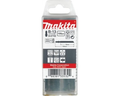 Пилки по дереву MAKITA B-07705 в-13, 100 шт.