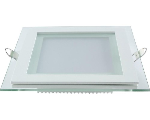 Потолочный светодиодный светильник GAUSS Glass квадрат 18w 1480lm 4000k с дек стек led [948111218]