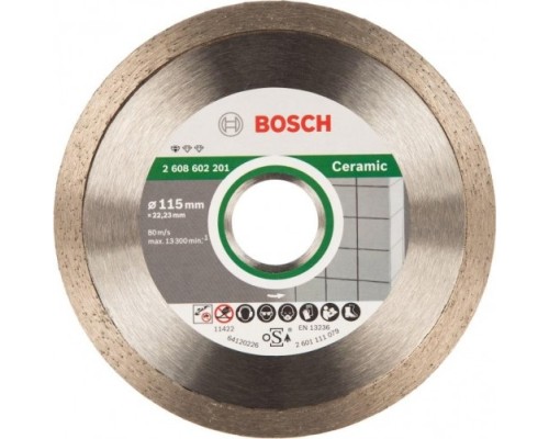 Алмазный диск для резки керамики BOSCH 115/22,23 Standard for Ceramic [2608602201]