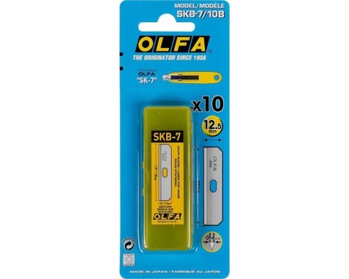 Лезвие для ножа OLFA OL-SKB-7/10B специальное, для SK-7, 12,5 мм, 10 шт