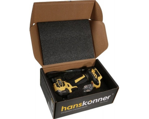 Винтоверт аккумуляторный HANSKONNER HCD20280BL 1BatterySystem ударный 1/4