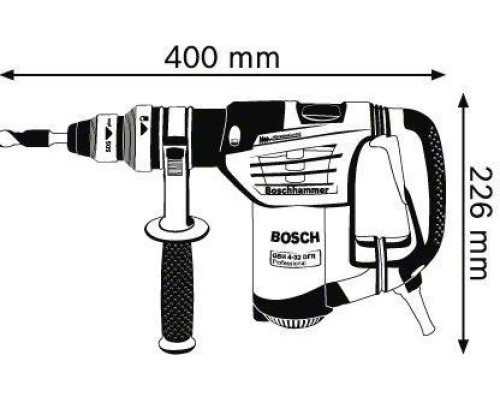 Перфоратор сетевой BOSCH GBH 4-32 DFR-S [0611332101] Кейс