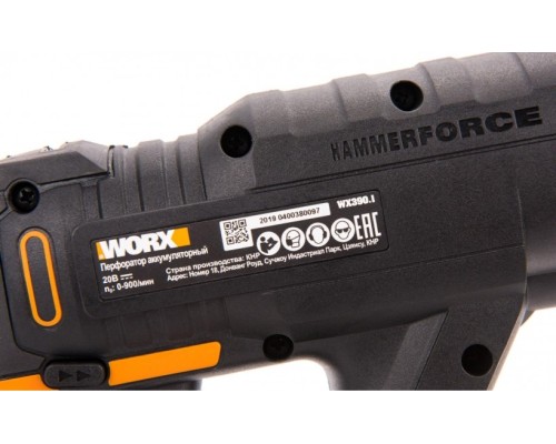 Перфоратор аккумуляторный WORX WX390.1 Перфоратор аккумуляторный WORX WX390.1