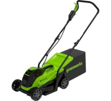 Газонокосилка аккумуляторная GREENWORKS GD24LM33, 24V 33 см, бесщеточная, без АКБ и ЗУ 2516107