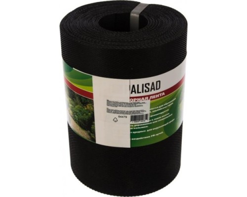 Бордюрная лента PALISAD 20х900 см полипропиленовая, черная [64479]