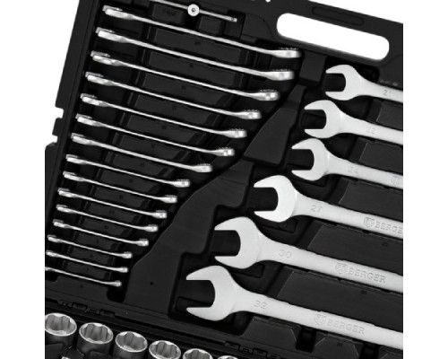 Набор инструментов BERGER BG148-1214 универсальный 1/2" - 1/4", 148 предметов