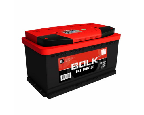 Аккумулятор BOLK B 100-3-R с обратной полярностью