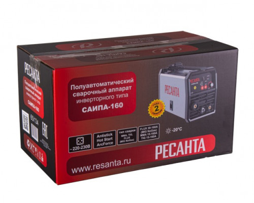 Сварочный полуавтомат Ресанта САИПА-160 (FCAW/MMA/TIG)