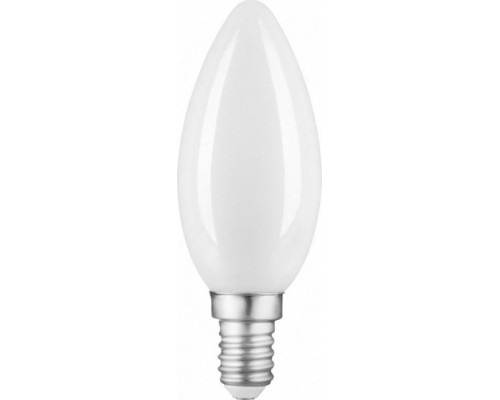 Лампа светодиодная GAUSS Свеча filament 9w 590lm 3000к е14 milky диммируемая led [103201109-D]