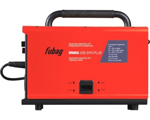 Сварочный полуавтомат FUBAG IRMIG 228 SYN PLUS (41381) + горелка fb 250 3m (fb 250 ergo 3m) (3844 [41381.1]