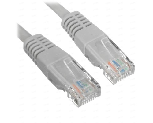 Пaтч-корд REXANT 18-1008 U/UTP, CAT 5e, RJ45-RJ45, PVC серый, 7м