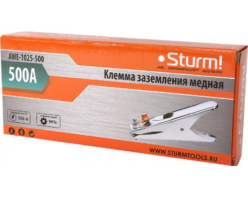 Kлемма заземления STURM AWE-1025-500, 500А медь [AWE-1025-500]