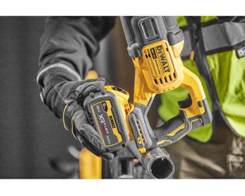 Пила сабельная аккумуляторная DeWALT DCS 386 NT FLEXVOLT, бесщеточная, без АКБ и З/У [DCS386NT-XJ]