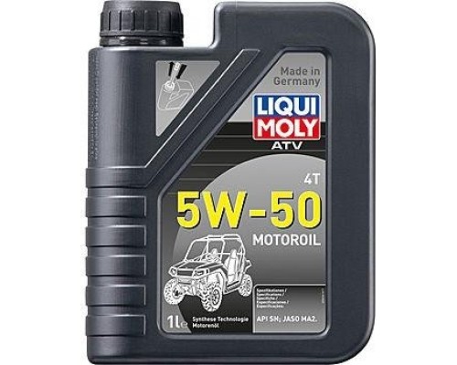 Масло для квадроциклов LIQUI-MOLY SAE 5W50 ATV 4T Motoroil 1 л 20737 синтетическое [20737]