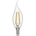 Лампа светодиодная GAUSS Свеча filament на ветру 11w 810lm 2700к е14 led [104801111]