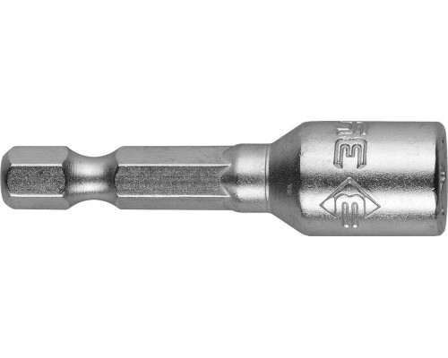 Насадка шестигранная ЗУБР МАСТЕР с торцовой головкой, магнитные, cr-v, e 1/4 Насадка шестигранная ЗУБР МАСТЕР с торцовой головкой, магнитные, cr-v, e 1/4