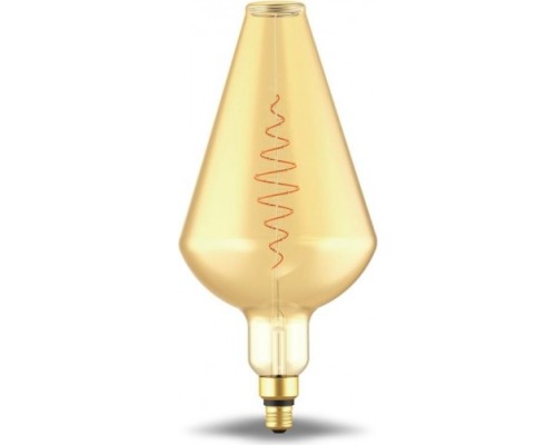 Лампа светодиодная GAUSS Vase filament 8.5w 660lm 2000к е27 golden flexible led [180802105]