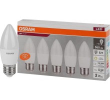 Лампа светодиодная Osram LED VALUE clb60 7sw/830 230v e27 (уп 5 шт) [4058075578012]