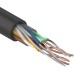 Кабель REXANT U/UTP, CAT 5e, PE 4х2х0,50мм, 24AWG внешний, черный [01-0045]