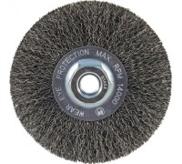 Щетка обдирочная для УШМ D.BOR круглая METAL Standard D-115 мм М14  гофрированная (арт. D20-MS-115-M14-030) D20-MS-115-M14-030
