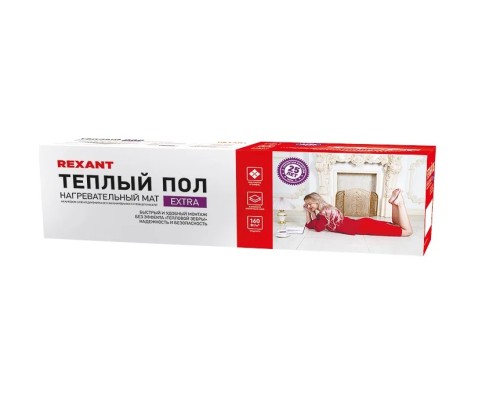 Мат нагревательный REXANT 51-0507 Extra, площадь 3,5 м2 560Вт, двухжильный