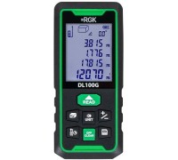 Лазерный дальномер RGK DL100G зеленый луч с угломером 778190