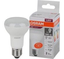 Лампа светодиодная Osram LED VALUE r63 60 8sw/830 230v e27 [4058075581838]