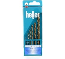Набор сверл по металлу HELLER  hss-co din 338 rn ø 2/3…7/8 мм (6 пр.) TD17735