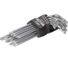 Набор ключей TORX КВТ КТ-9 (т10-т50) 79202