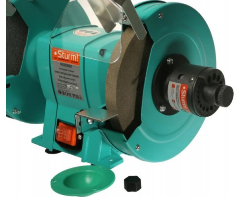 Станок заточной STURM BG60202U точильный мм, 400 вт, 2950 об/мин, адаптирован для [BG60202U]