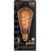 Лампа светодиодная GAUSS ST64 filament 6w 360lm 2400к е27 golden flexible led [157802006]