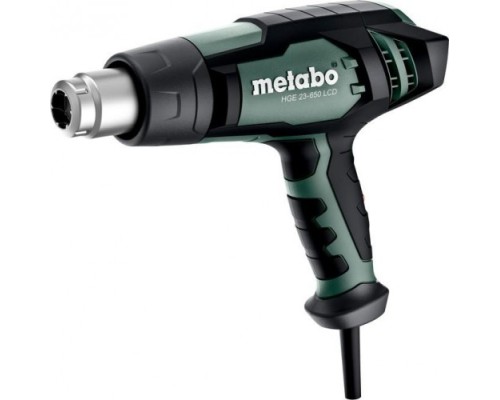 Фен строительный сетевой METABO HGE 23-650 LCD [603065000]