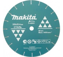 Алмазный диск для резки металла MAKITA D-46501 сегментированный 355x25,4