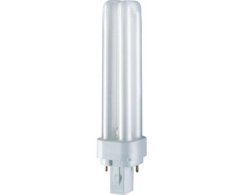 Лампа люминесцентная OSRAM CFL DULUX компактная неинтегрированная d 18w/840 g24d-2 10x1 [4050300012056]