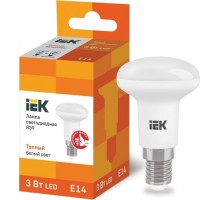 Лампа светодиодная IEK R39 3Вт 3000К Е14 рефлектор LLE-R39-3-230-30-E14