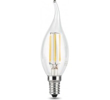 Лампа светодиодная GAUSS Свеча filament на ветру 9w 680lm 2700к е14 led [104801109]