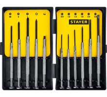 Набор отверток часовые для особоточных работ STAYER MASTER 11 предметов, 2560-H11_z02 2560-H11_z02