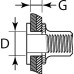 Заклепка KRAFTOOL М 6 (уп.500 шт.) с внутренней резьбой [311707-06]