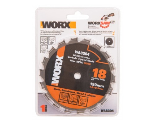 Пильный диск универсальный Worx WA8304 120х1,8х9,5 мм