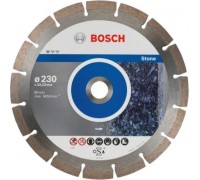 Алмазный диск для резки бетона BOSCH 230-22,23, мм Standard for Stone 10 шт в уп. 2608603238
