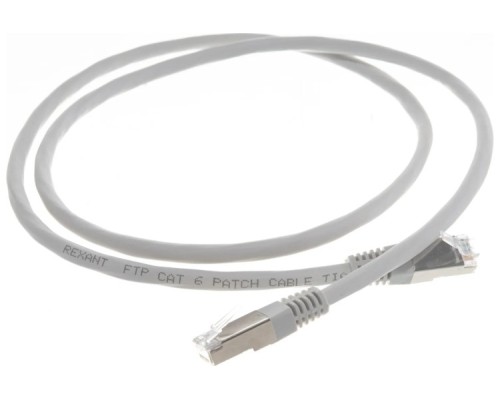 Пaтч-корд REXANT 18-8102-1 F/UTP, CAT 6, RJ45-RJ45, ZH нг(A)-HF, 1м