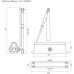 Доводчик дверной НОРА-М 410F ISPARUS с фиксацией 