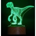 Светильник настольный GLANZEN RPD-3D-RGB-DINO — ночник, светодиодный